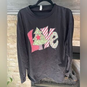Love Christmas long sleeve Tshirt